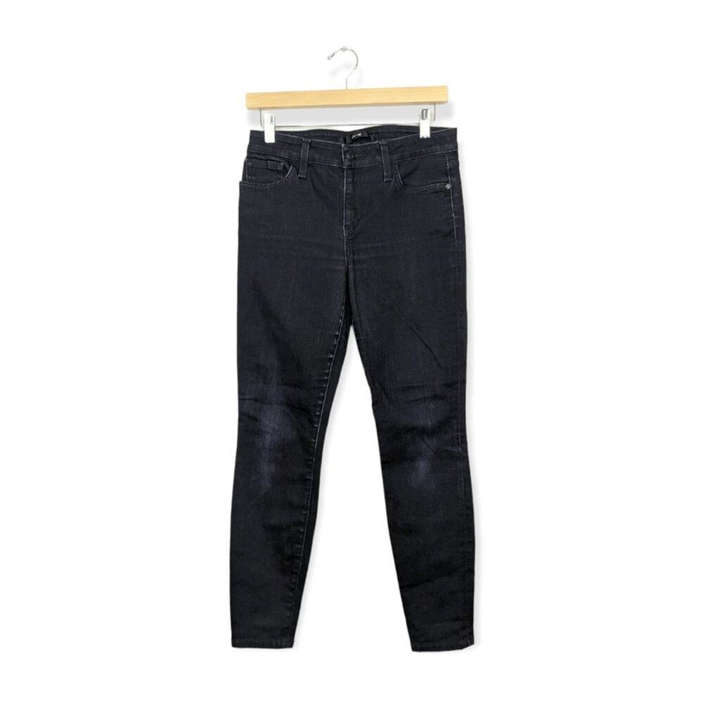 Joe’s Jeans Effy Skinny Jeans 28 Black Mid Rise Ankle Stretch Denim Casual